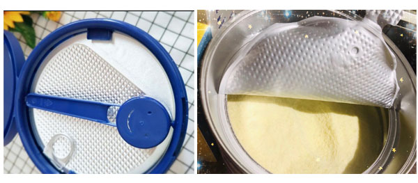 自动化奶粉罐铝箔封口机-奶粉桶铝箔封口机